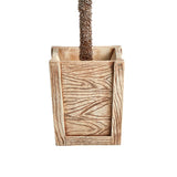 5' Winter Flocked Leaning Christmas Tree Pre-Lit-Christmas Tree-Parc Decor