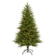 5’ Wisconsin Fir Artificial Christmas Tree with 250 Warm White LED Lights and 578 Bendable Branches-Christmas Tree-Parc Decor