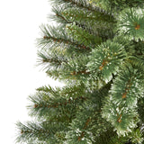 5’ Wisconsin Slim Snow Tip Pine Artificial Christmas Tree with 298 Bendable Branches-Christmas Tree-Parc Decor
