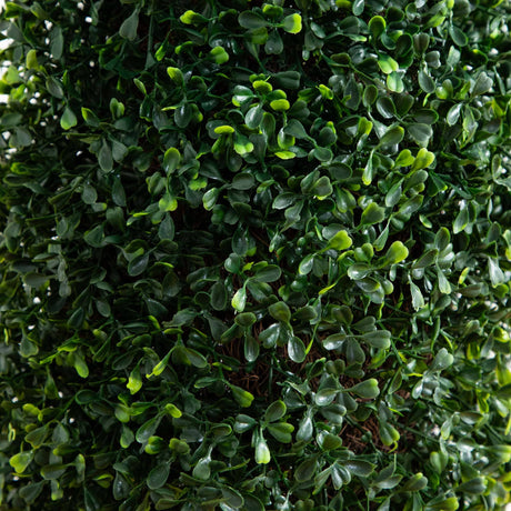 50” Boxwood Topiary with Gray Cylindrical Planter UV Resistant (Indoor/Outdoor)-Parc Decor