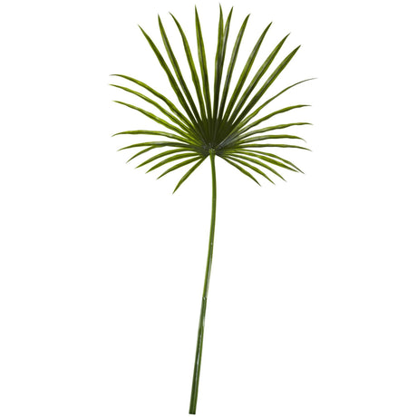 50’’ Fan Palm Spray Artificial Plant (Set of 2)-Stem-Parc Decor
