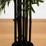 51” Bamboo Artificial Tree with Black Trunks UV Resistant (Indoor/Outdoor)-Parc Decor