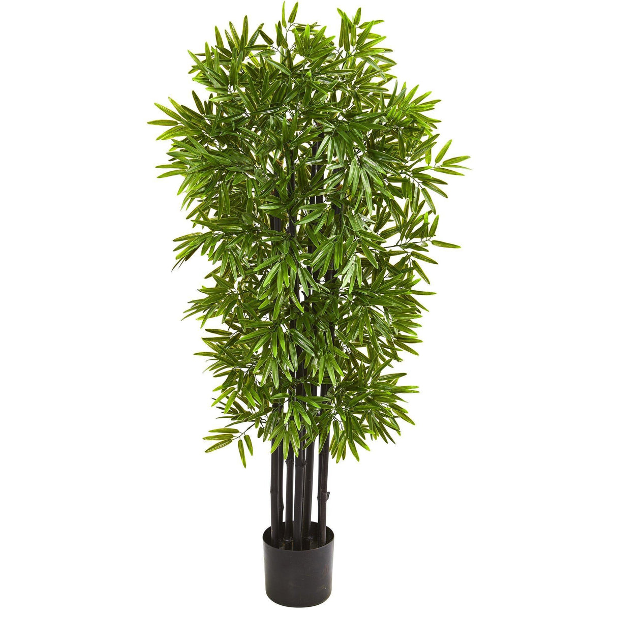51” Bamboo Artificial Tree with Black Trunks UV Resistant (Indoor/Outdoor)-Parc Decor