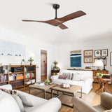 52 Inch Erin DC Motor Industrial Downrod Ceiling Fan with Remote Control