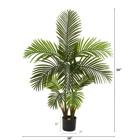 54” Areca Palm Artificial Tree-Parc Decor