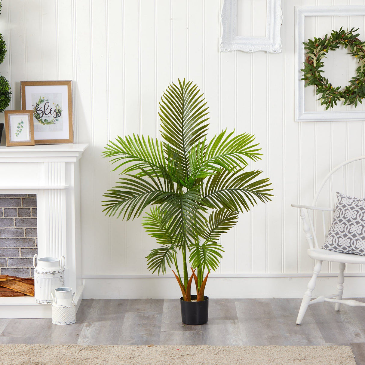 54” Areca Palm Artificial Tree-Parc Decor