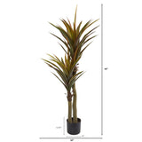 56” Yucca Artificial Tree-Parc Decor