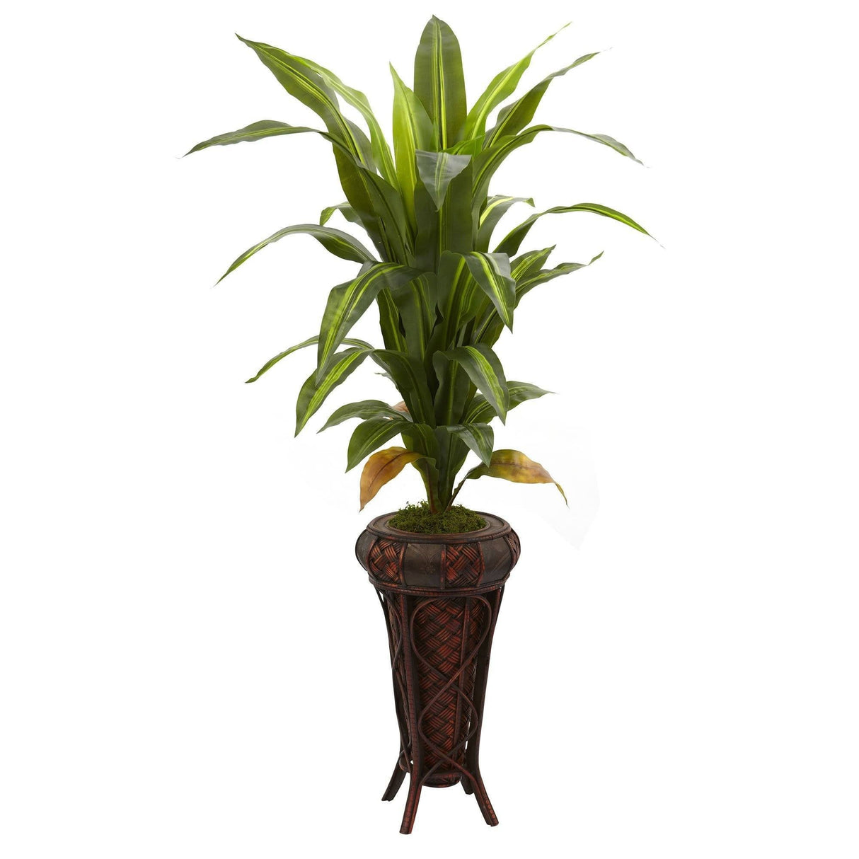 57” Dracaena w/Stand Silk Plant (Real Touch)-Parc Decor