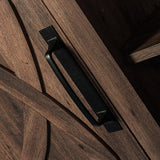 58" Farmhouse TV Stand with 18" Insert Electric Fireplace for Living Room-Parc Decor