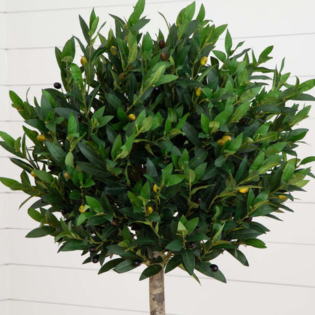 58” Olive Topiary Artificial Tree UV Resistant (Indoor/Outdoor)-Parc Decor