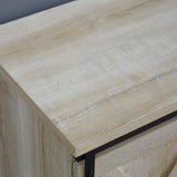58" Sliding Barn Door TV Stand