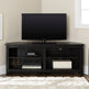 58" Transitional Wood Corner TV Stand-Entertainment-Parc Decor