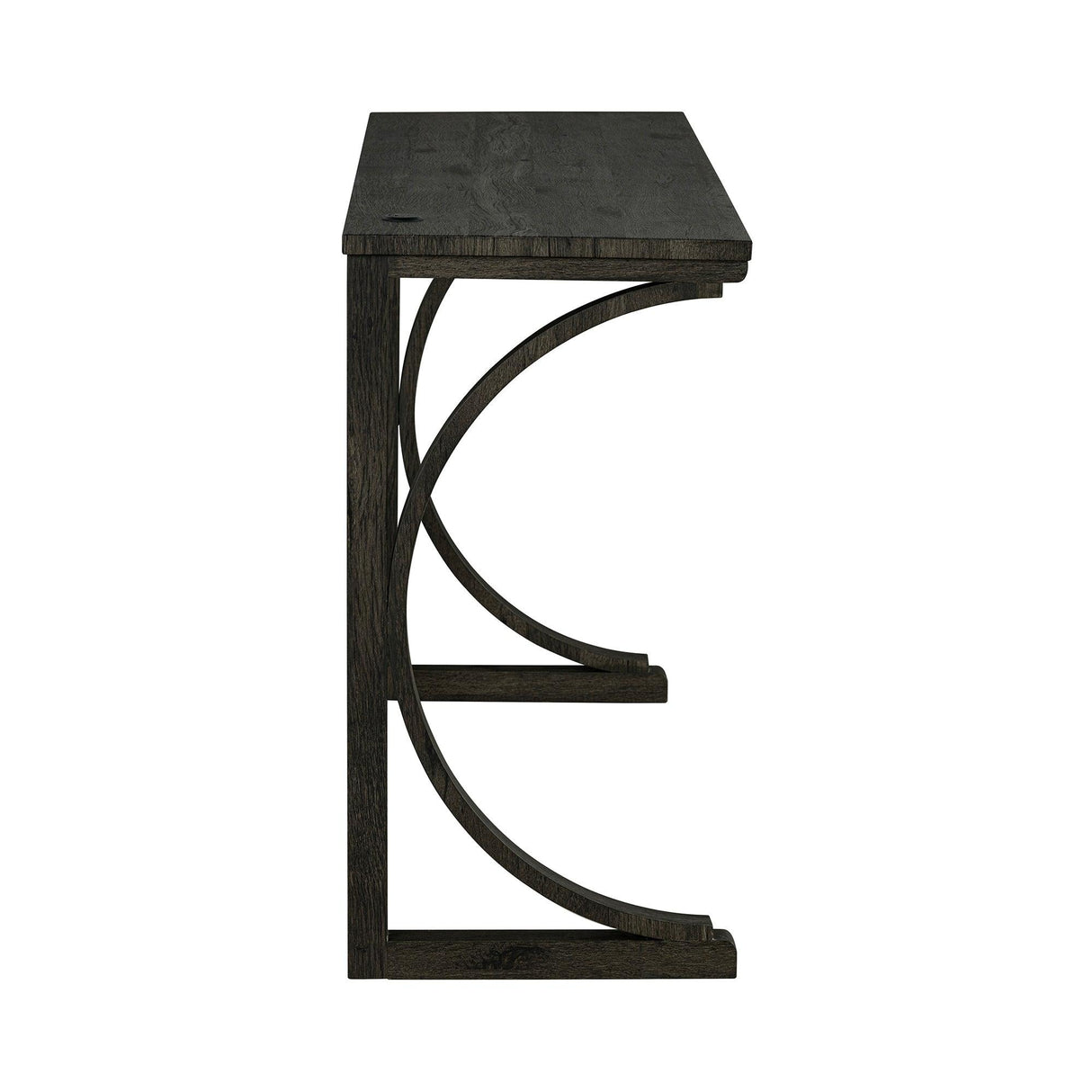 59" Rustic Dining&Bar Table Set with 3 Stools for Apartment, USB-A & USB-C Charging Ports-Parc Decor