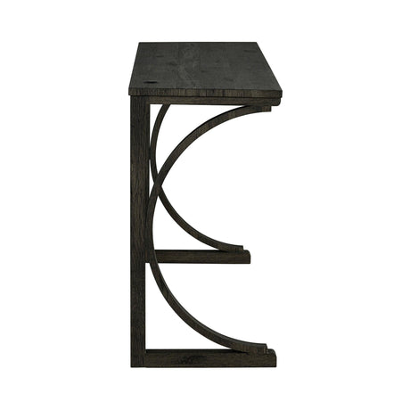 59" Rustic Dining&Bar Table Set with 3 Stools for Apartment, USB-A & USB-C Charging Ports