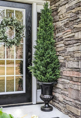 5.5’ Cypress Cone Topiary Artificial Tree UV Resistant (Indoor/Outdoor)-Parc Decor