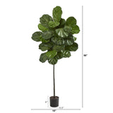 5.5’ Fiddle Leaf Artificial Tree-Parc Decor