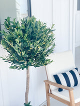 5.5’ Olive Topiary Artificial Tree UV Resistant (Indoor/Outdoor)-Parc Decor