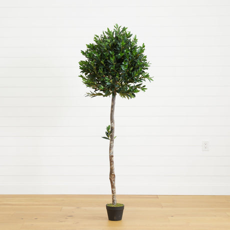 5.5’ Olive Topiary Artificial Tree UV Resistant (Indoor/Outdoor)-Parc Decor