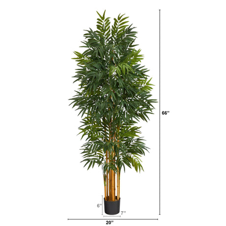 5.5’ Phoenix Artificial Palm tree with Natural Trunk-Parc Decor