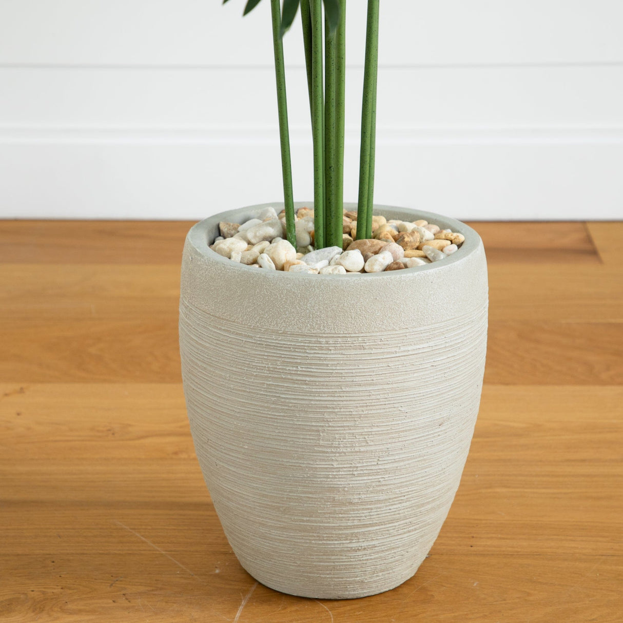 5.5’ Paradise Artificial Palm Tree in Sand Colored Planter-Tree-Parc Decor