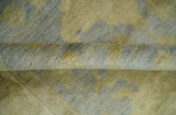 5.9x8.4 Hand Knotted Gray and Beige Traditional Oushak Wool Area Rug
