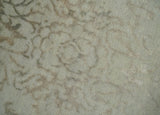 5x7 Fine Hand Knotted Beige and Brown Traditional Style Antique Wool and Silk Rug