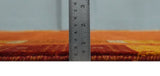 5x7 Gold and Rust Hand Woven Southwestern Lori Gabbeh Wool Rug
