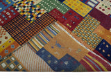 5x7 Multicolor Shapes Modern Wool Hand Woven Southwestern Lori Gabbeh Rug