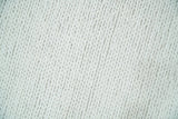 5x8 and 8x10 Braided Wool Solid White Hand Woven Soft Plush Area Rug
