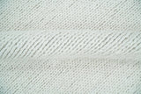 5x8 and 8x10 Braided Wool Solid White Hand Woven Soft Plush Area Rug