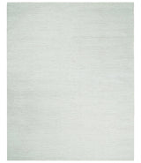 5x8 and 8x10 Braided Wool Solid White Hand Woven Soft Plush Area Rug