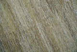 5x8 Beige, Gray and Silver Stripes Design Dari Pet yarn Rug