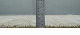 5x8 Beige, Gray and Silver Stripes Design Dari Pet yarn Rug
