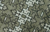 5x8 Hand Knotted Beige and Ivory Modern Contemporary Recycled Silk Area Rug