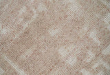 5x8 Hand Knotted Tan and Ivory Modern Abstract Contemporary Recycled Silk Area Rug