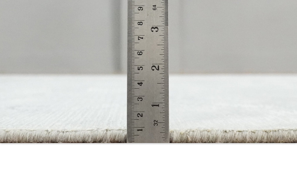 5x8 Hand Woven and hand carved Carved Silver and Gray Floral Art Silk Rug | KNT9-Area Rug-Parc Decor