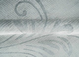 5x8 Hand Woven Silver and Gray Modern Floral Art Silk Rug