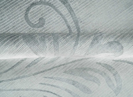 5x8 Hand Woven Silver and Gray Modern Floral Art Silk Rug