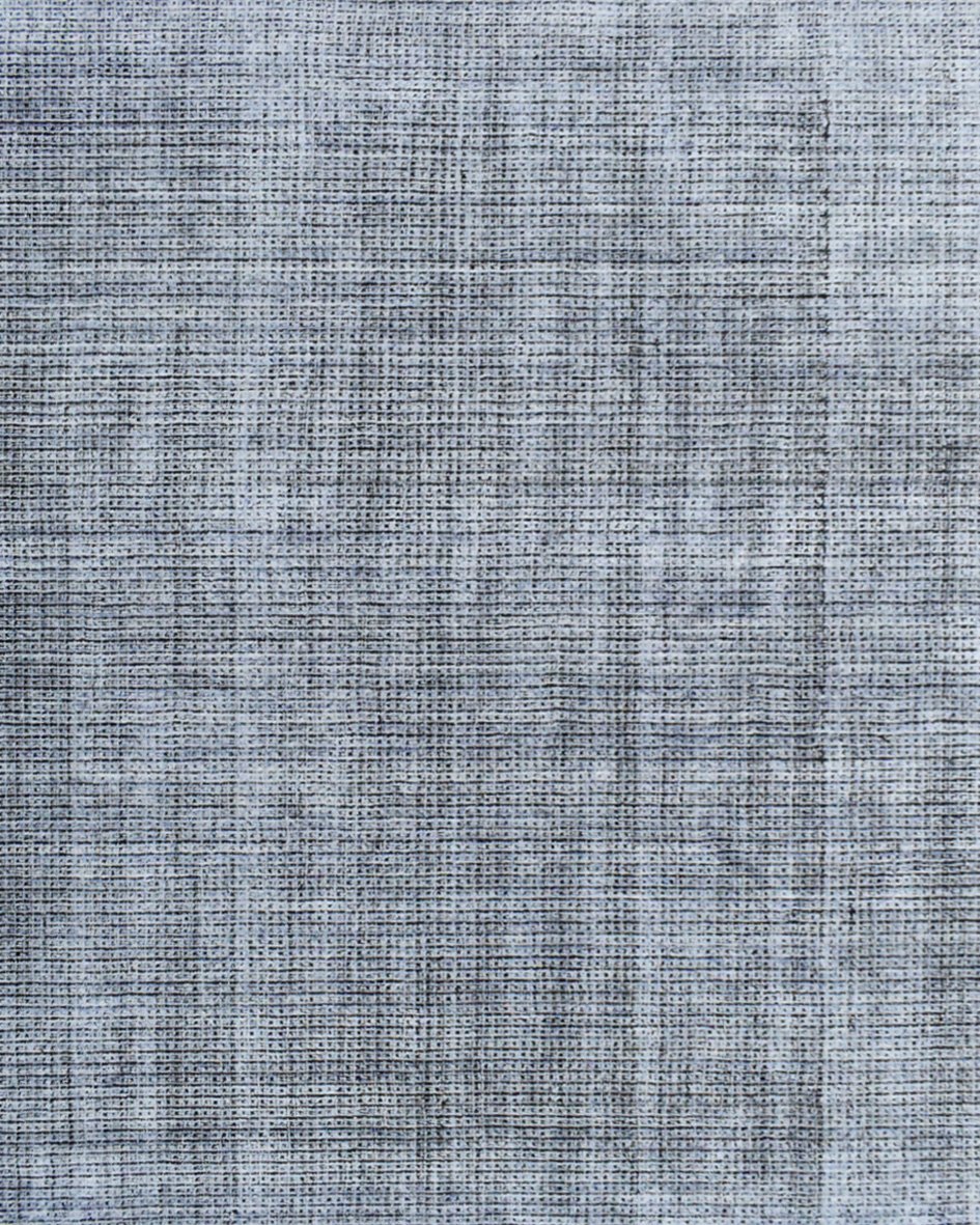 5x8 Silver and Black Modern Contemporary Hand Loom Viscose Area Rug