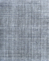 5x8 Silver and Black Modern Contemporary Hand Loom Viscose Area Rug
