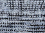 5x8 Silver and Black Modern Contemporary Hand Loom Viscose Area Rug