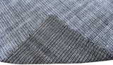 5x8 Silver and Black Modern Contemporary Hand Loom Viscose Area Rug