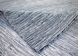 5x8 Solid Gray Rug | Handmade Wool & Viscose Area Rug | TRD1007158