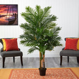 6' Areca Palm Artificial Tree (Real Touch)-Parc Decor