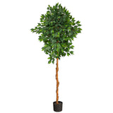 6’ Artificial Ficus Tree-Parc Decor