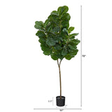 6’ Artificial Fiddle Leaf Fig Tree-Parc Decor