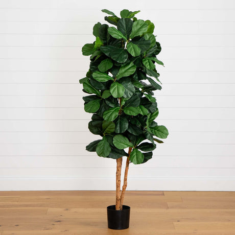 6’ Artificial Fiddle Leaf Fig Tree-Parc Decor