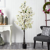 6’ Bougainvillea Artificial Tree-Parc Decor