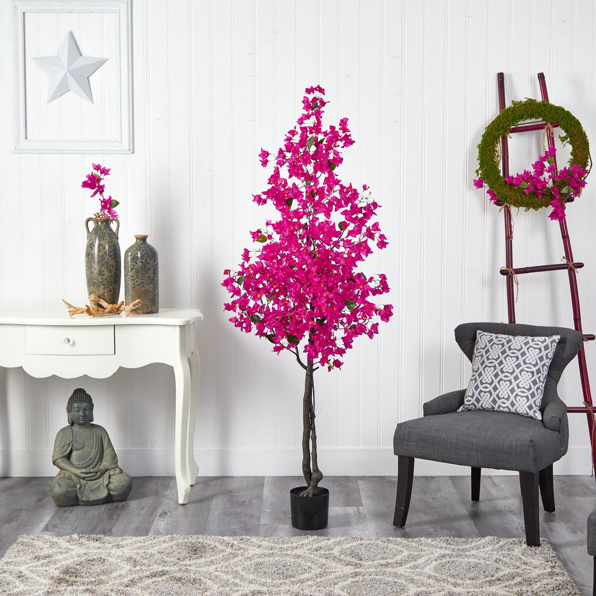 6’ Bougainvillea Artificial Tree-Parc Decor