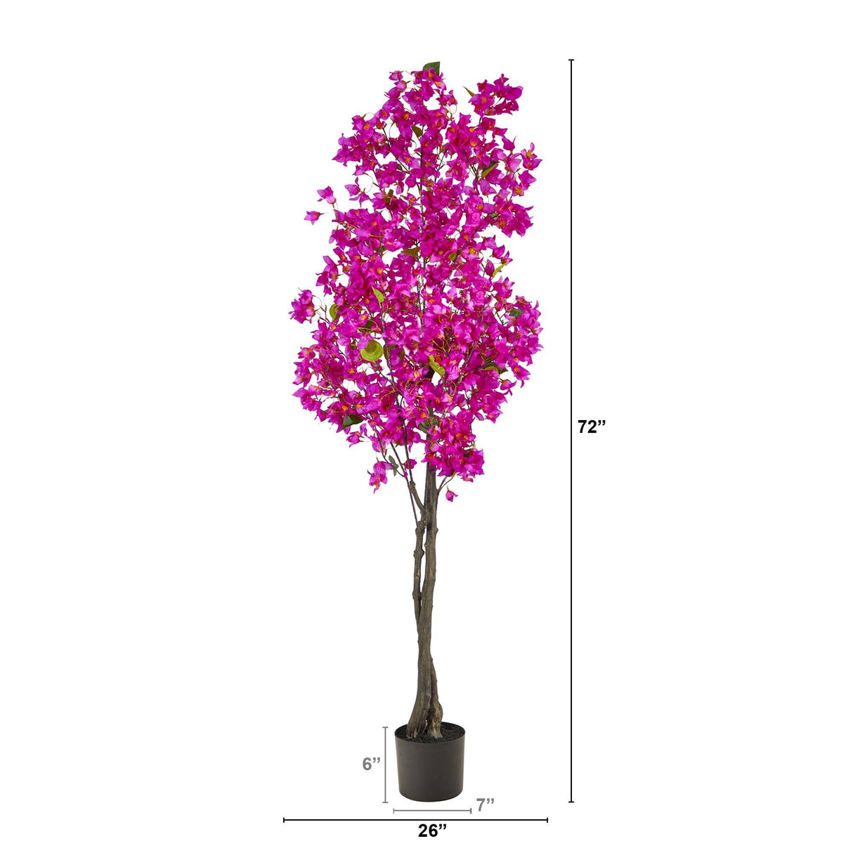 6’ Bougainvillea Artificial Tree-Parc Decor